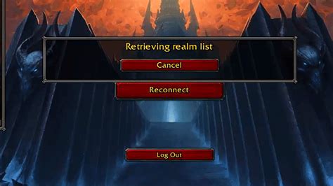 wow login issues